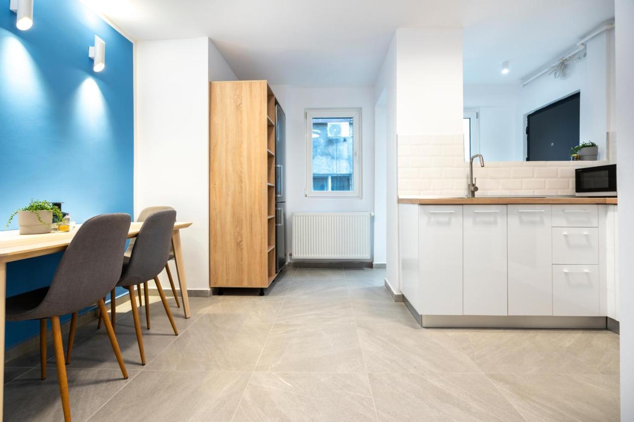 Blue Design Apartament In Magheru Бухарест Екстер'єр фото